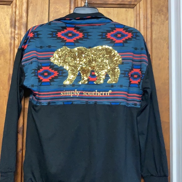 Simply southern beautiful half zip sweater - Picture 4 of 5